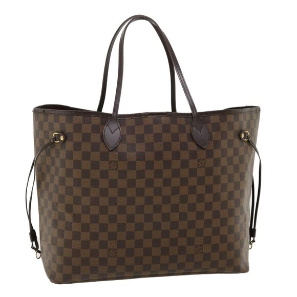 LOUIS VUITTON Damier Ebene Neverfull GM Tote Bag LV Auth - Picture 1 of 16